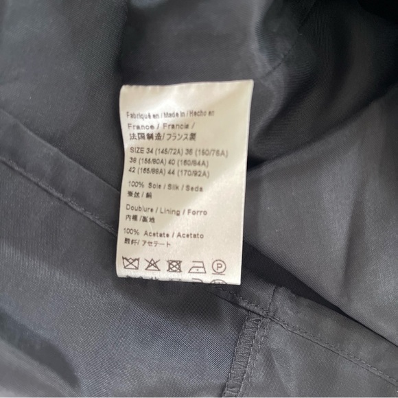 Paul & Joe Silk Black Stars Tunic Dress 38 / 6 US - Picture 5 of 5